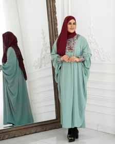 تصویر عبا بشری - آبی کاربنی / 1 