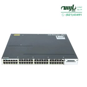 تصویر سوئیچ سیسکو مدل WS-C3750X-48T-S استوک Cisco WS-C3750X-48T-S 48Port Switch Stock