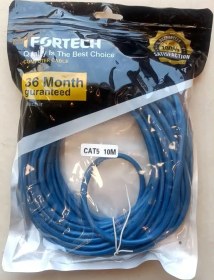 تصویر کابل شبکه CAT5 متراژ 10 متر برند IFORTECH 