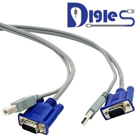 تصویر کابل KVM USB 1.5 