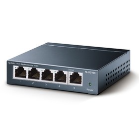 تصویر سوئیچ 5 پورت گیگابیتی و دسکتاپ تی پی لینک مدل TL-SG105 5-Port 10/100/1000Mbps Desktop Switch