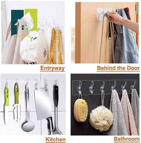 تصویر چوب لباسی چسبی همه کاره 