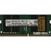 تصویر رم لپ تاپ اس کی هاینیکس 32GB مدل DDR4 باس 2666MHZ/21300 کره HMAA4GS6AJR8N-VK N0 AC 045 تایمینگ CL19 