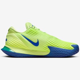 تصویر کفش تنیس مردانه نایک NikeCourt Zoom Vapor Cage 4 Rafa- سبز/آبی 