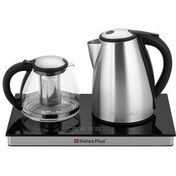 تصویر چای ساز کنار هم سوئیس پلاس مدل STM-1822S 