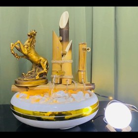 تصویر آبنما دکوری رومیزی بامبو‌مدل ملکه 