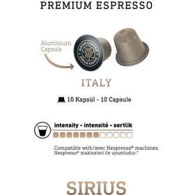 تصویر کپسول قهوه سیریوس ایتالیا Sirius Premium Capsule Coffee Italy