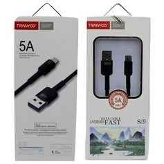تصویر کابل شارژ USB به micro-usb ترانیو مدل S5 طول 1 متر 5 آمپر با گارانتی 