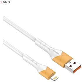 تصویر کابل تبدیل USB به لایتنینگ سیبراتون مدل S403I طول 1 متر سفید کابل تبدیل کابل لایتنینگ
