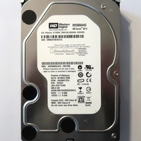 تصویر وسترن دیجیتال استوک مدل 500GB 3G SATA 7.2K 