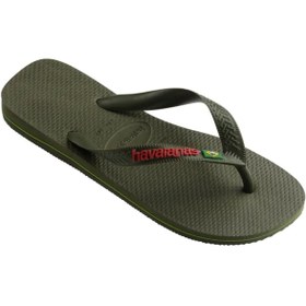 تصویر دمپایی سبز مردانه و زنانه Havaanas unisex 4110850-0869 اورجینال Havaianas 