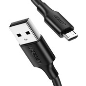 تصویر کابل تبدیل Micro USB به USB2.0 A یوگرین مدل US289-60136 طول 1 متر Ugreen US289-60136 Micro USB Male To USB 2.0 A Male Cable