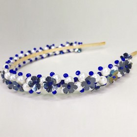 تصویر تاج مدل گل سرمه ای 