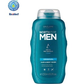 تصویر شامپو سر و بدن آقایان اوریفلیم ا North for Men Original Hair & Body Wash North for Men Original Hair & Body Wash