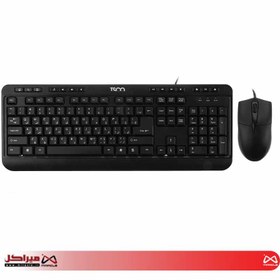 تصویر کیبورد و ماوس تسکو مدل TKM TSCO TKM 8052 Keyboard and Mouse With Persian Letters