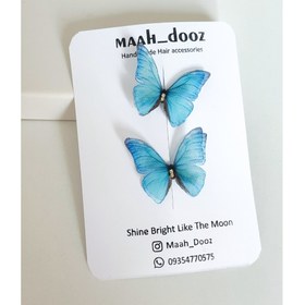 تصویر گیره پروانه حریر سری 2 