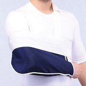 تصویر آویز دست شانه ای با بازوبند الحاقی - پاک سمن کد 051 ا arm sling with shoulder control arm sling with shoulder control