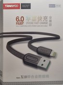 تصویر کابل شارژ Lightning ترانیو مدل X10 طول 1 متر Tranyoo X10