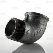 تصویر چپقی 4 اینچ گالوانیزه توپی برزیل 4 Inch galvanized ball pipe fitting (Brazil)