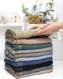 تصویر شال حریر نخ پاییزه 