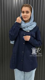 تصویر مانتو کتان کد 05 