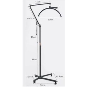 تصویر رینگ لایت ایستاده مدل HD-M50X نور ثابت LED 