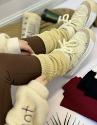 تصویر لگ وارمر - سورمه ای Leg varmer