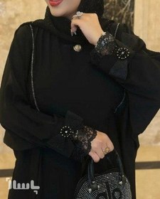 تصویر عبایی مدل پاپیون - کد 2098393 