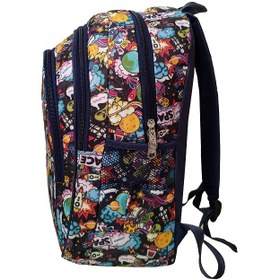 تصویر کیف و کوله مدرسه پسرانه مدل فضایی از برزنت 