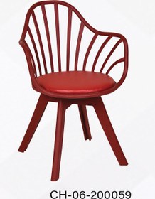 تصویر صندلی ماتینا - زرشکی تشک چرمی ا matina garden chair matina garden chair