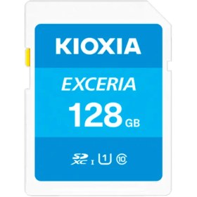 تصویر کارت حافظه SD 128G برند KIOXIA مدل N203 (100M) 