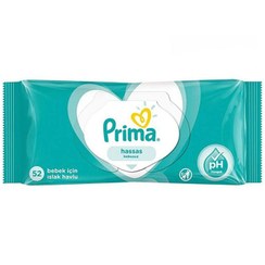 تصویر دستمال مرطوب 52 عددي پریما Prima prima Wipes code:1