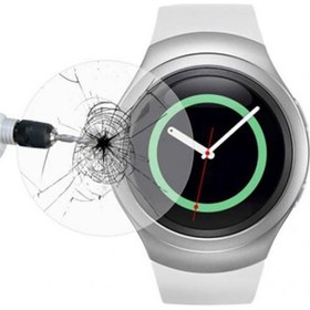 تصویر Rounded Tempered Glass Screen Protector for Samsung Gear S2 Smart Wrist Watch 