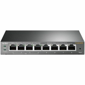 تصویر سوئیچ 8 پورت تی پی لینک TLSG108PE TP-Link TLSG1016D 8 Port Gigabit Fast Ethernet With 4 PoE Port Rackmount Switch