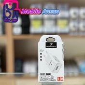 تصویر شارژر تک آمپر محصوص ایرپاد و ساعت - سفید Single amp charger for AirPods and watches