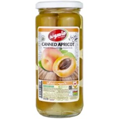 تصویر کمپوت زردآلو 480 گرمی شیشه 