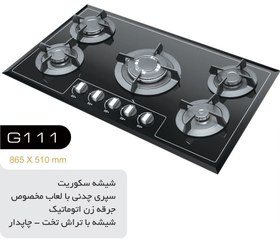 تصویر اجاق گاز رومیزی تاکنوگلد مدل G111 Tacnogold G111 Plate Gas Stove