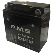 تصویر باتری موتور سیکلت پی ام اس مدل 12V9Ah مناسب برای پالس و آپاچی 