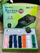 تصویر ساعت هوشمند U10 Plus با ۷ بند متنوع و صفحه AMOLED 