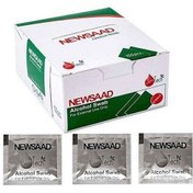 تصویر پنبه الکلی 100عددی  نیوساد Newsaad Alcohol Swab 100 pcs