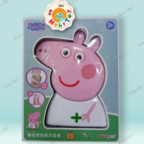 تصویر اسباب بازی کیف پزشکی طرح خوک peppa pig 