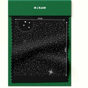 تصویر نگین حرارتی بارانی نقره‌ای بسته 10 ورقی 