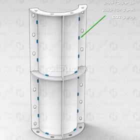 تصویر قالب ستون گرد قطر 40 سانتیمتر 