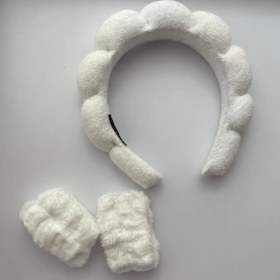 تصویر مچ بند حوله ای رنگی 