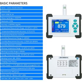 تصویر آنالیزر گاز co2 دیجیتالی 