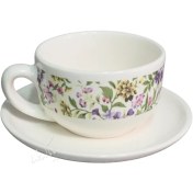 تصویر فنجان و نعلبکی مدل یاسی 