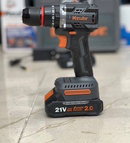 تصویر دریل شارژی زوبر مدل K10004 با منبع تغذیه باتری 