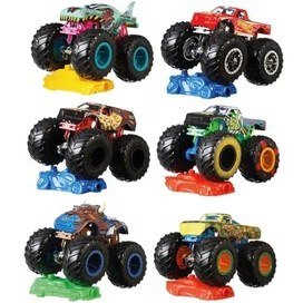تصویر ماشین اسباب بازی 1:64 های کامیون هیولا هات ویلز اورجینال HOT WHEELS 