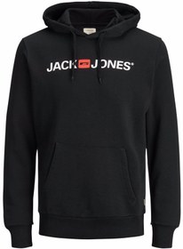 تصویر هودی مردانه سیاه برند jack jones 12192165 ا Jack&jones Jjecorp Old Logo Erkek Sweatshirt Jack&jones Jjecorp Old Logo Erkek Sweatshirt
