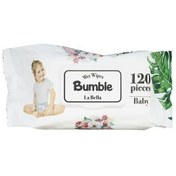 تصویر دستمال مرطوب کودک بامبل بسته 120 عددی Bumble baby wet wipes 120pcs